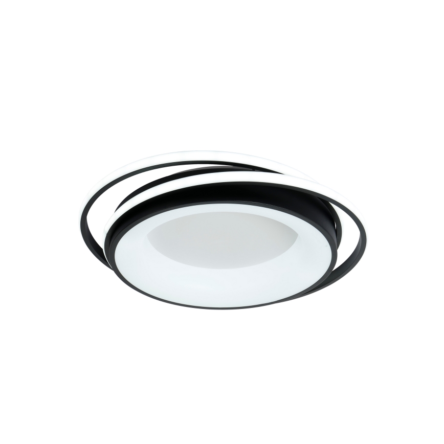 Brilagi - IRIS LED prigušiva stropna svetiljka LED/84W/230V 3000-6000K 47x51 cm crna + daljinski upravljač