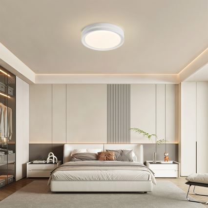 Brilagi - LED prigušiva plafonska svetiljka KREON LED/54W/230V 3000-6000K crna, prečnik 38 cm + daljinski upravljač