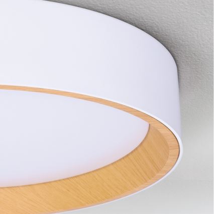 Brilagi - prigušiva LED plafonska svetiljka LARIOS LED/72W/230V 3000-6500K bela, prečnik 59 cm + daljinski upravljač