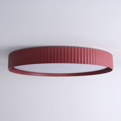 Brilagi - LED prigušiva plafonska svetiljka LUCIA LED/60W/230V 3000-6500K prečnik 59 cm crvena + daljinski upravljač
