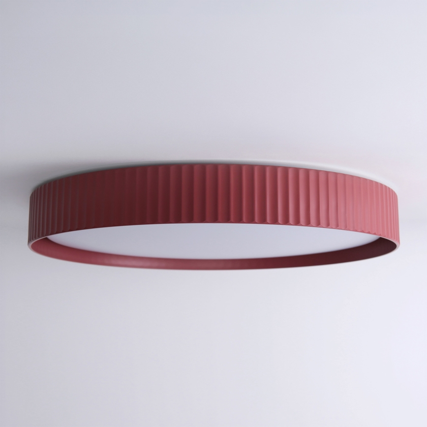 Brilagi - LED prigušiva plafonska svetiljka LUCIA LED/60W/230V 3000-6500K prečnik 59 cm crvena + daljinski upravljač