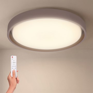 Brilagi - LED prigušiva stropna svetiljka MATTEO LED/48W/230V 3000-6500K Ø 41 cm taupe + daljinski upravljač