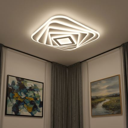 Brilagi - LED prigušiva stropna svetiljka MODERN LED/210W/230V 2700-6500K 55x55 cm + daljinski upravljač