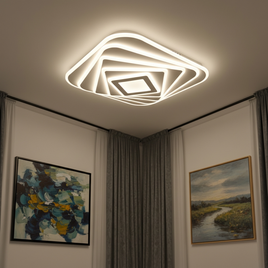 Brilagi - LED prigušiva plafonska lampa MODERN LED/210W/230V 3000-6000K 55x55 cm + daljinski upravljač