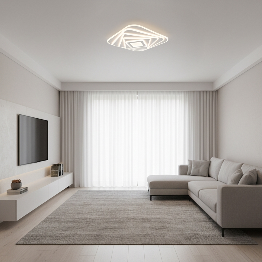 Brilagi - LED prigušiva plafonska lampa MODERN LED/210W/230V 3000-6000K 55x55 cm + daljinski upravljač