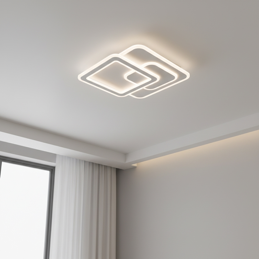 BRILAGI - prigušiva LED stropna svetiljka MODERN LED/80W/230V 3000-6000K 52,5x52,5 cm + daljinski upravljač