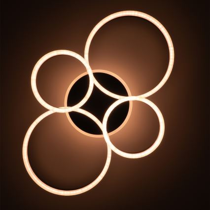 Brilagi - LED prigušiva stropna svetiljka ORBITS LED/49W/230V 3000-6000K 50x65 cm + daljinsko upravljanje
