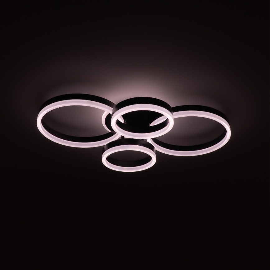 Brilagi - LED prigušiva stropna svetiljka ORBITS LED/49W/230V 3000-6000K 50x65 cm + daljinsko upravljanje