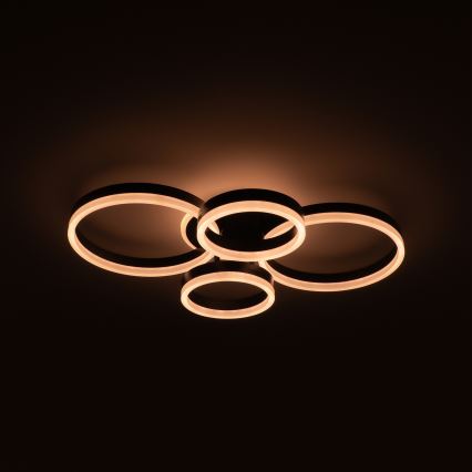 Brilagi - LED prigušiva stropna svetiljka ORBITS LED/49W/230V 3000-6000K 50x65 cm + daljinsko upravljanje