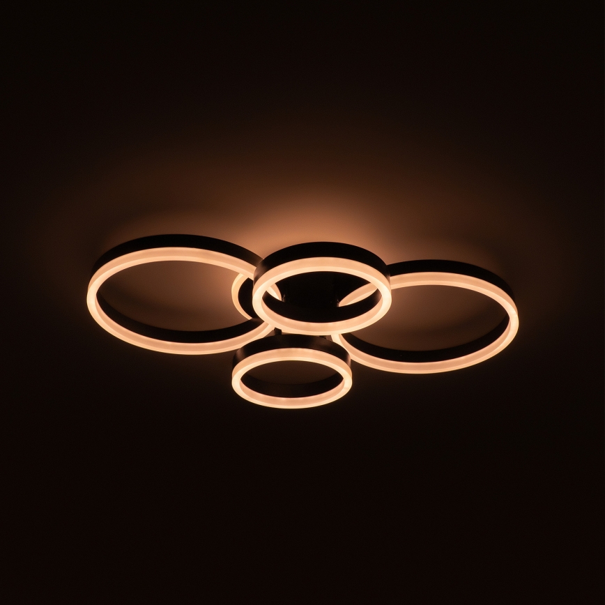 Brilagi - LED prigušiva stropna svetiljka ORBITS LED/49W/230V 3000-6000K 50x65 cm + daljinsko upravljanje