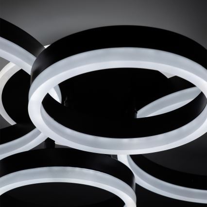 Brilagi - LED prigušiva stropna svetiljka ORBITS LED/49W/230V 3000-6000K 50x65 cm + daljinsko upravljanje