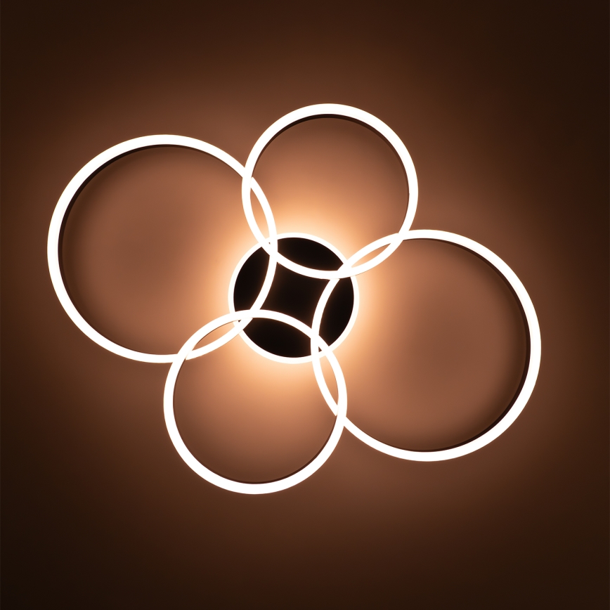 Brilagi - prigušiva stropna LED svetiljka ORBITS LED/52W/230V 3000-6000K 68x89 cm+ daljinski upravljač