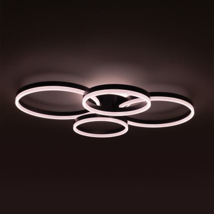 Brilagi - prigušiva stropna LED svetiljka ORBITS LED/52W/230V 3000-6000K 68x89 cm+ daljinski upravljač