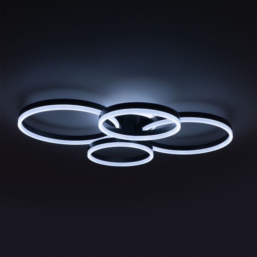 Brilagi - prigušiva stropna LED svetiljka ORBITS LED/52W/230V 3000-6000K 68x89 cm+ daljinski upravljač