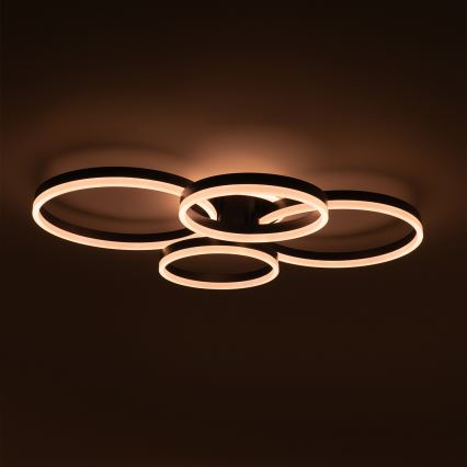 Brilagi - prigušiva stropna LED svetiljka ORBITS LED/52W/230V 3000-6000K 68x89 cm+ daljinski upravljač