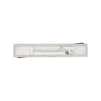BRILAGI - LED prigušiva plafonska svetiljka OUTLINE LED/90W/230V 3000-6000K 18x100 cm bela/crna + daljinski upravljač