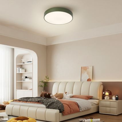Brilagi - LED prigušiva plafonska lampa POOL LED/36W/230V 3000-6000K prečnik 30 cm zelena + daljinski upravljač