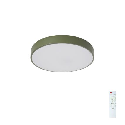 Brilagi - LED prigušiva plafonska lampa POOL LED/36W/230V 3000-6000K prečnik 30 cm zelena + daljinski upravljač