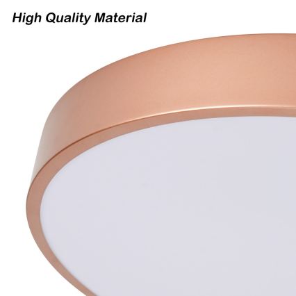 BRILAGI - LED prigušiva plafonska lampa POOL LED/60W/230V 3000-6000K prečnik 50 cm bakrena + daljinski upravljač