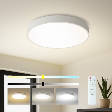 Brilagi - LED prigušiva stropna svetiljka POOL SMART LED/48W/230V 3000-6000K 40 cm + daljinski upravljač bela