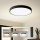 Brilagi - LED prigušiva stropna svetiljka POOL SMART LED/48W/230V 40 cm 3000-6000K Wi-Fi Tuya + daljinski upravljač crna