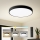 Brilagi - LED prigušiva stropna svetiljka POOL SMART LED/60W/230V 50 cm 3000-6000K Wi-Fi Tuya + daljinski upravljač crna