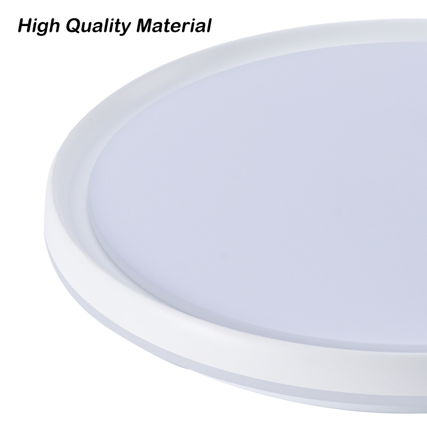 Brilagi - LED prigušiva plafonska lampa RIVO LED/72W/230V 3000-6000K bela, prečnik 50 cm + daljinski upravljač