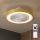 Brilagi - LED prigušiva stropna svetiljka sa ventilatorom LED/38W/230V 3000-6500K prečnik 50 cm zlatna + daljinski upravljač