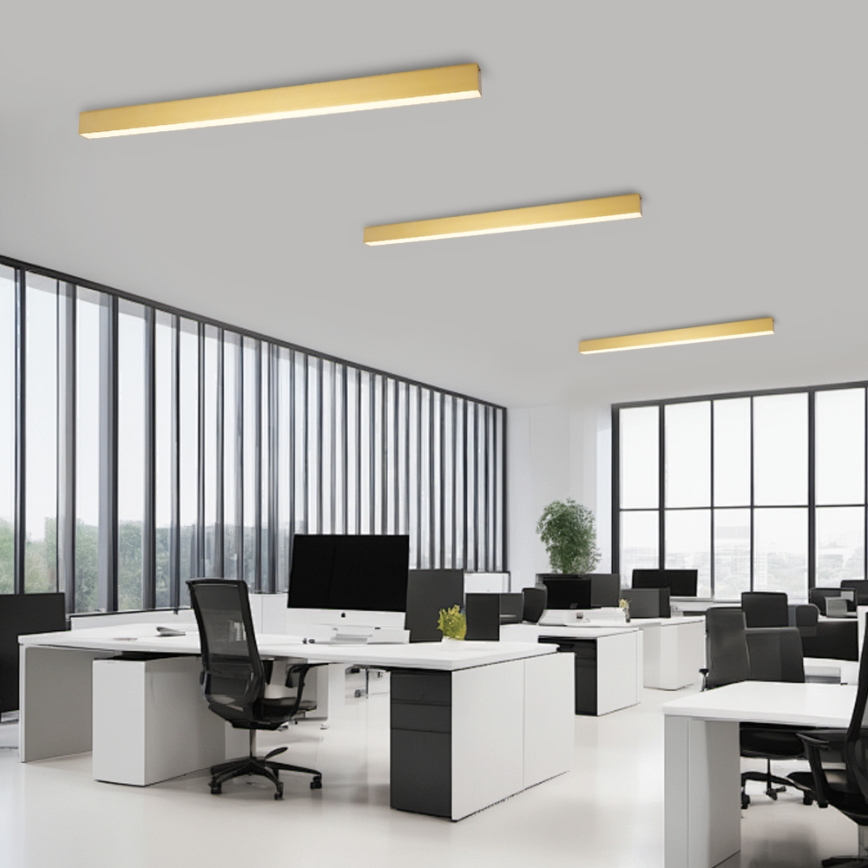 Brilagi - LED prigušiva stropna svetiljka SLEEKLINE SMART LED/40W/230V 3000-6000K Wi-Fi Tuya zlatna + daljinski upravljač