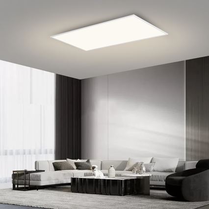 Brilagi - LED prigušiva plafonska svetiljka SLIMFRAME LED/80W/230V 120x60 cm 3000-6000K bela + daljinski upravljač