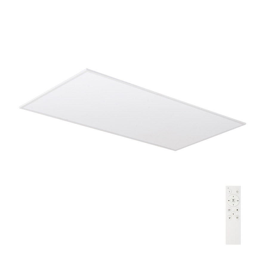 Brilagi - LED prigušiva plafonska svetiljka SLIMFRAME LED/80W/230V 120x60 cm 3000-6000K bela + daljinski upravljač