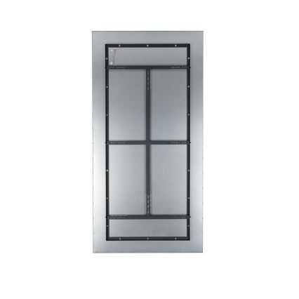 Brilagi - LED prigušiva stropno svetlo SLIMFRAME LED/80W/230V 120x60 cm 3000-6000K crna + daljinski upravljač