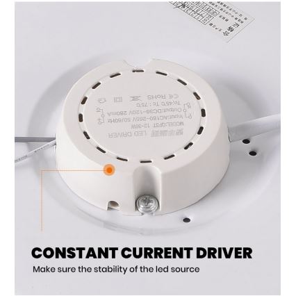 Brilagi - SMART LED prigušiva plafonska lampa LED/36W/230V, prečnik 48 cm, 2700-6500K, Wi-Fi Tuya + daljinski upravljač