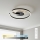 Brilagi - LED prigušiva stropna svetiljka SPIRAL LED/56W/230V prečnik 50 cm 3000/4000/6000K + daljinski upravljač
