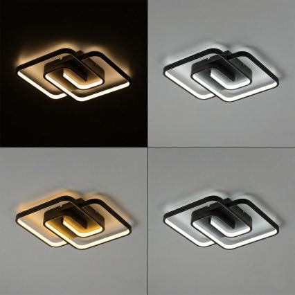 Brilagi - LED prigušiva plafonska svetiljka VELO LED/64W/230V 3000-6500K 48x48 cm + daljinski upravljač