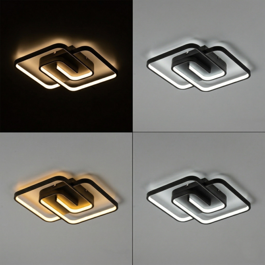 Brilagi - LED prigušiva plafonska svetiljka VELO LED/64W/230V 3000-6500K 48x48 cm + daljinski upravljač
