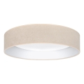 Brilagi - LED prigušiva stropna svetiljka VELVET SMART VARI LED/36W/230V 3000-6500K prečnik 55 cm krem + daljinski upravljač