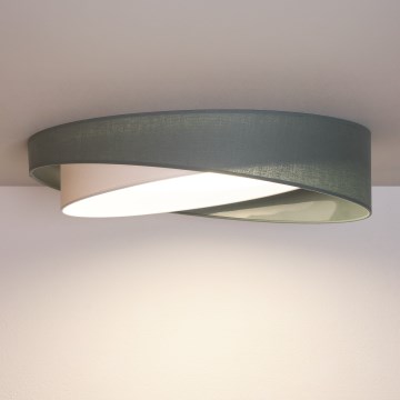 BRILAGI - LED prigušiva stropna svetiljka VELVET TWIST LED/36W/230V 3000-6000K prečnik 65 cm Wi-Fi Tuya Beacon zelena/bela + daljinski upravljač