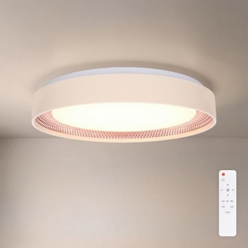 Brilagi - LED prigušiva stropna svetiljka WALDO LED/48W/230V 3000-6500K pr. 40 cm bež/zlatna + daljinsko upravljanje