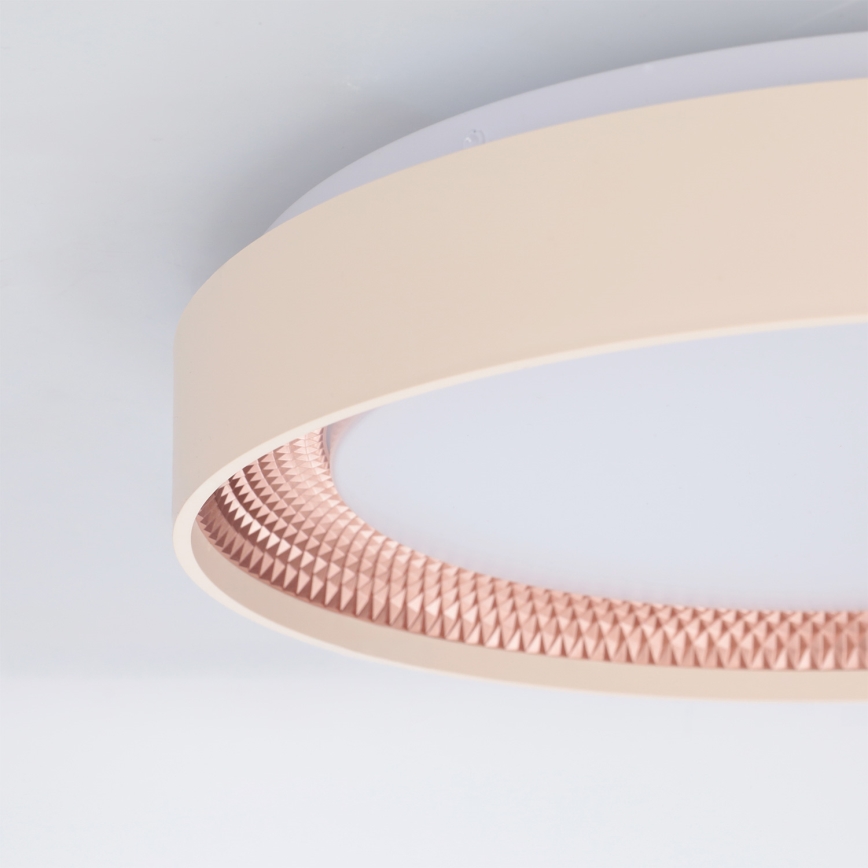 Brilagi - LED prigušiva stropna svetiljka WALDO LED/48W/230V 3000-6500K pr. 40 cm bež/zlatna + daljinsko upravljanje