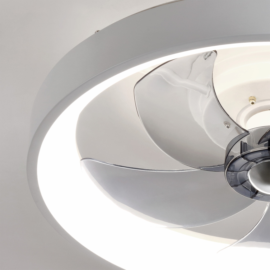 Brilagi - LED prigušiva plafonski ventilator LED/34W/230V Ø 50 cm, beo + daljinski upravljač