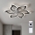 Brilagi - LED prigušiva stropni ventilator LED/34W/230V, prečnika 83 cm, crne boje + daljinski upravljač
