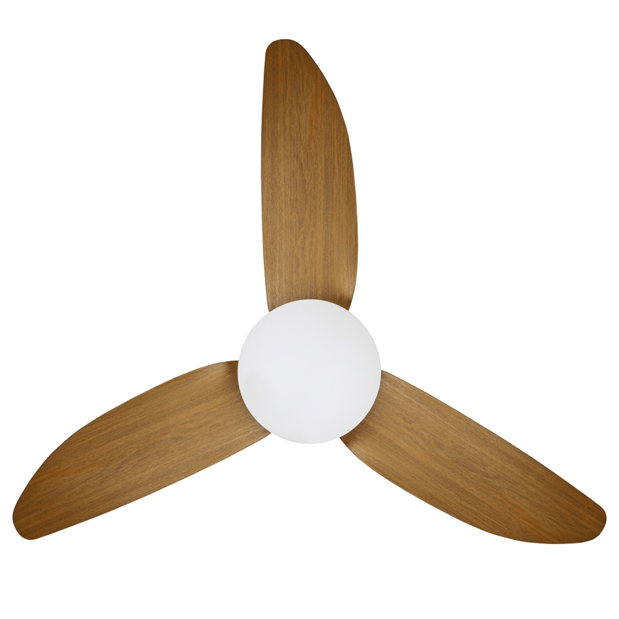 Brilagi - LED prigušiva plafonski ventilator LED/30W/230V 3000-6500K crna/braon + daljinski upravljač