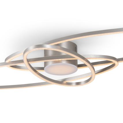 BRILAGI - LED prigušiva stropna svetiljka APOLLO LED/58W/230V 3000-6500K 43,2x101,2 cm mat hrom + daljinski upravljač