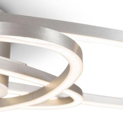 BRILAGI - LED prigušiva stropna svetiljka APOLLO LED/58W/230V 3000-6500K 43,2x101,2 cm mat hrom + daljinski upravljač