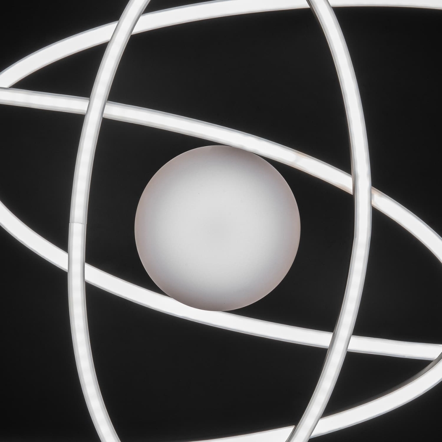 BRILAGI - LED prigušiva stropna svetiljka APOLLO LED/58W/230V 3000-6500K 43,2x101,2 cm mat hrom + daljinski upravljač