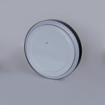 Brilagi - LED prigušiva plafonska svetiljka CORVO LED/54W/230V 3000-6000K crna prečnik 40 cm + daljinski upravljač