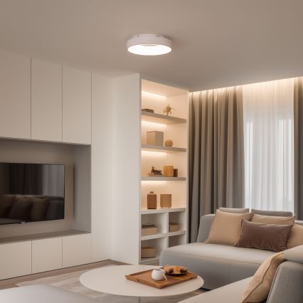 Brilagi - prigušiva LED plafonska lampa FALCON II LED/67W/230V 3000-6500K prečnik 40 cm bela + daljinski upravljač