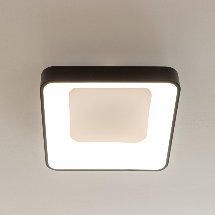 Brilagi - LED prigušiva plafonsko svetlo FALCON II LED/80W/230V 3000-6500K 40x40 cm crna + daljinski upravljač