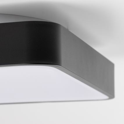 Brilagi - LED prigušiva plafonsko svetlo FALCON II LED/80W/230V 3000-6500K 40x40 cm crna + daljinski upravljač